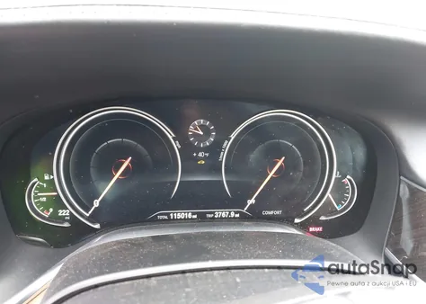 2016 BMW 750I xDrive z USA, uszkodzony, nr VIN WBA7F2C50GG416645